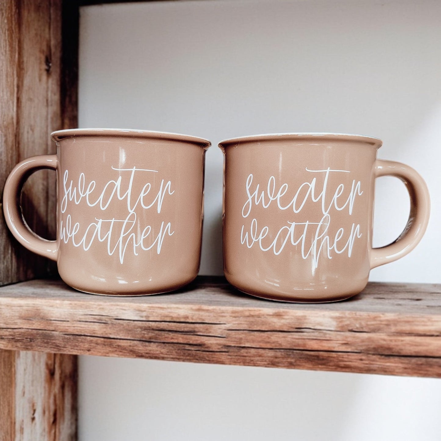 Fall Birthday Gift ideas Coffee Mug neutral for autumn home decorations, Ceramic Mug Decor