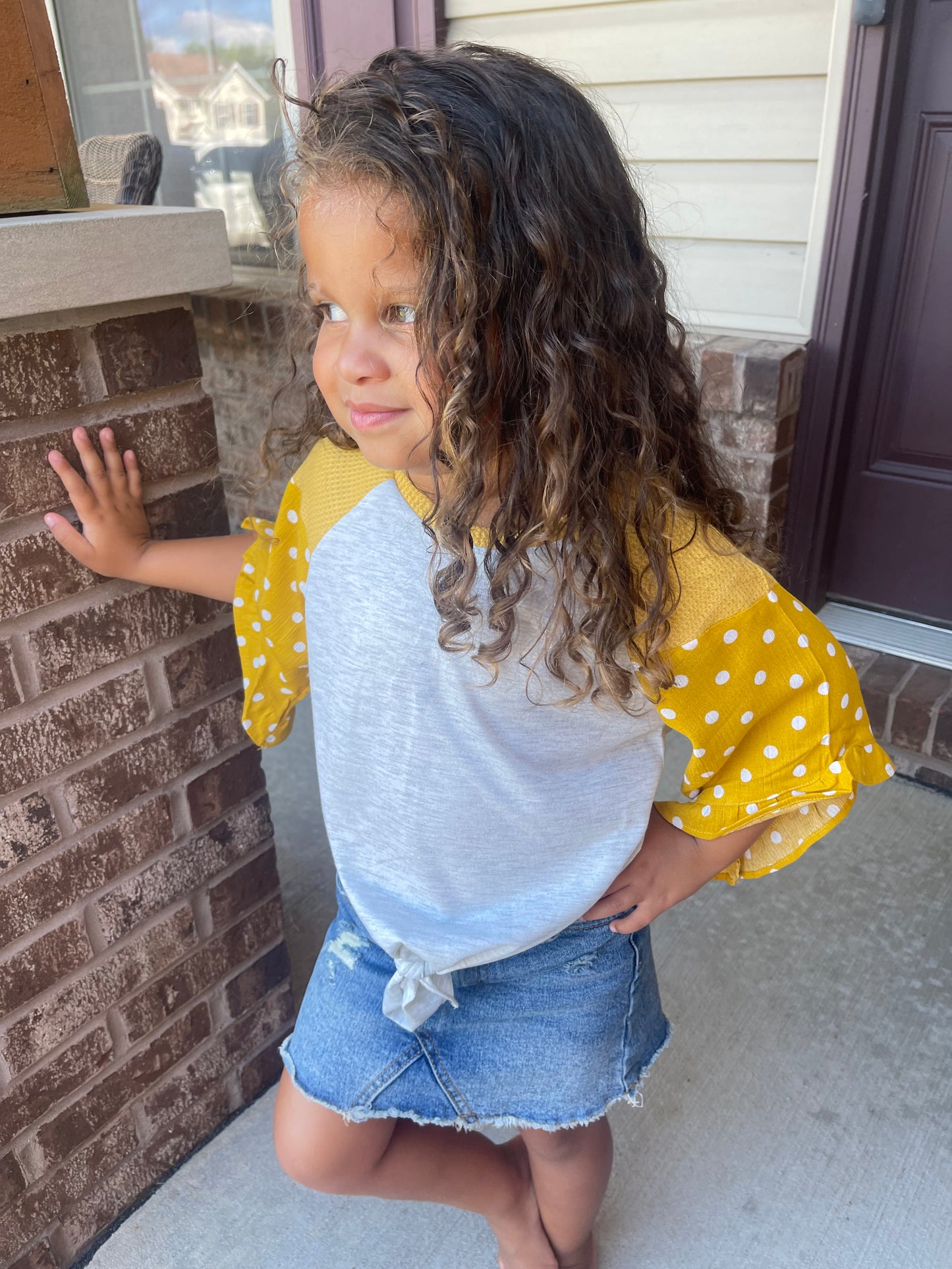 Yellow 3/4 Sleeve