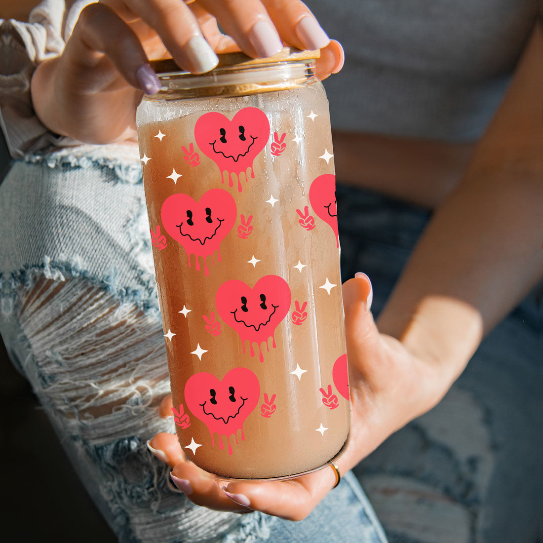 Inspirational 20oz glass cup for women who embrace empowerment.
Unique Valentineās Day gifts for your best friend and sister.
Funny and empowering glass cup for a modern Galentineās Day.