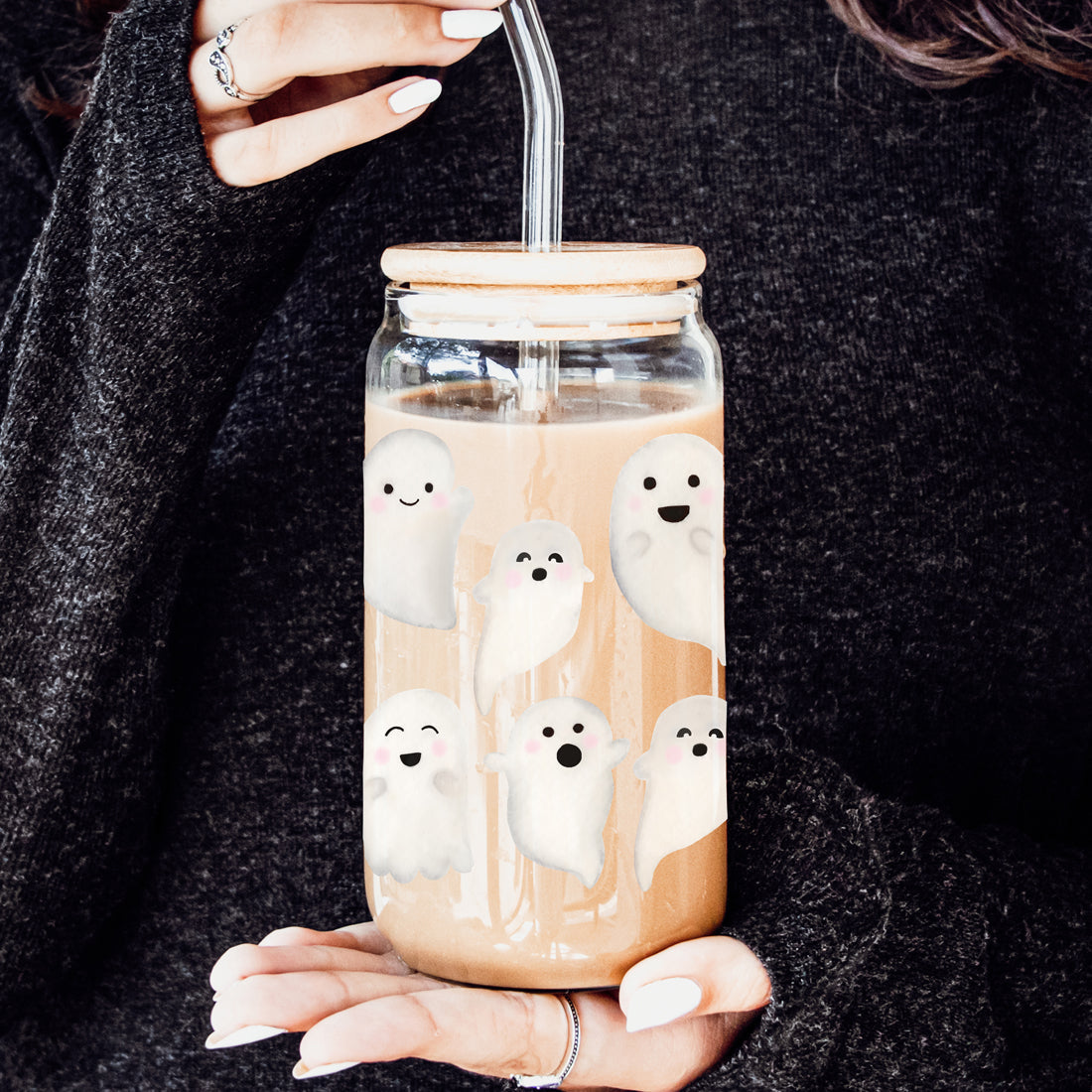cute ghost tumbler set
kawaii halloween glass
adorable spooky season tumbler
ghost face drinking glass