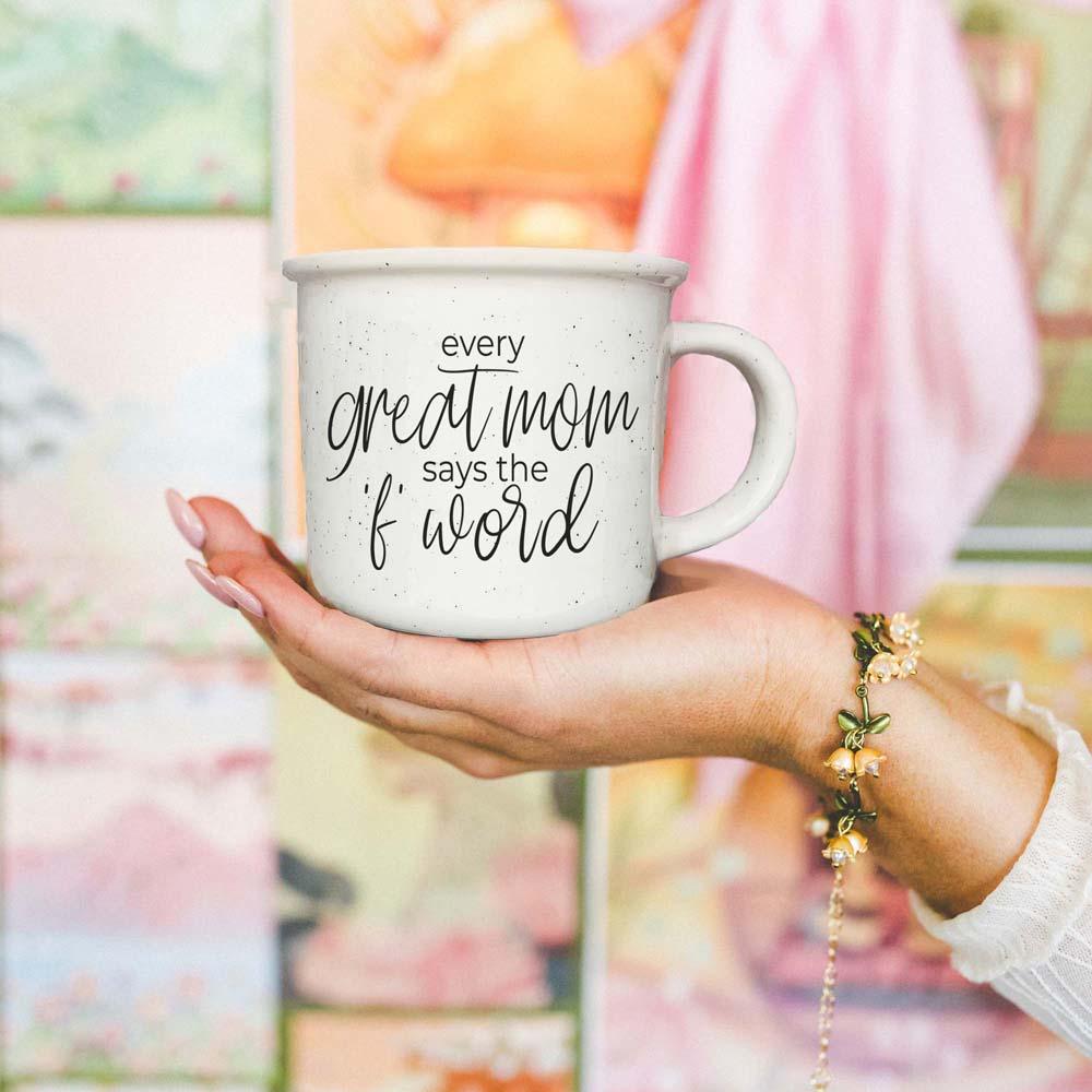 dishwasher safe mom humor mug
double sided graphic mom coffee cup