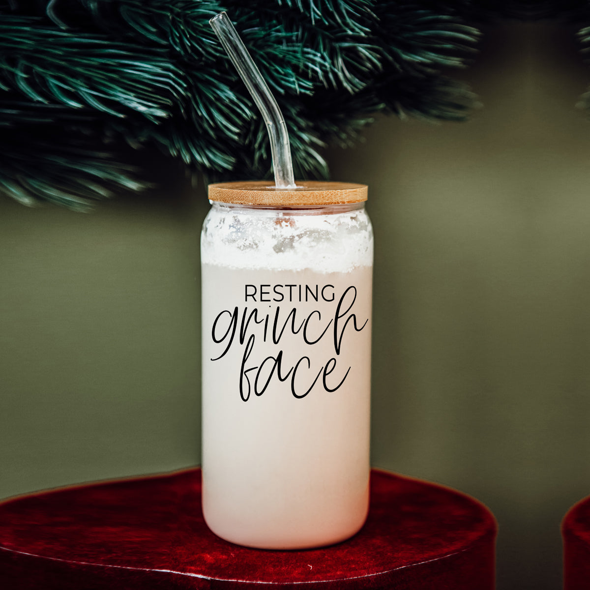 Grinch Face Set 17oz