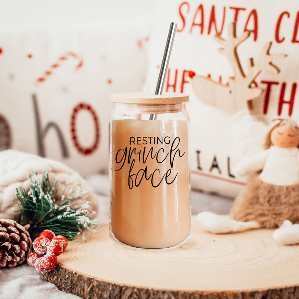 Grinch Face Set 17oz