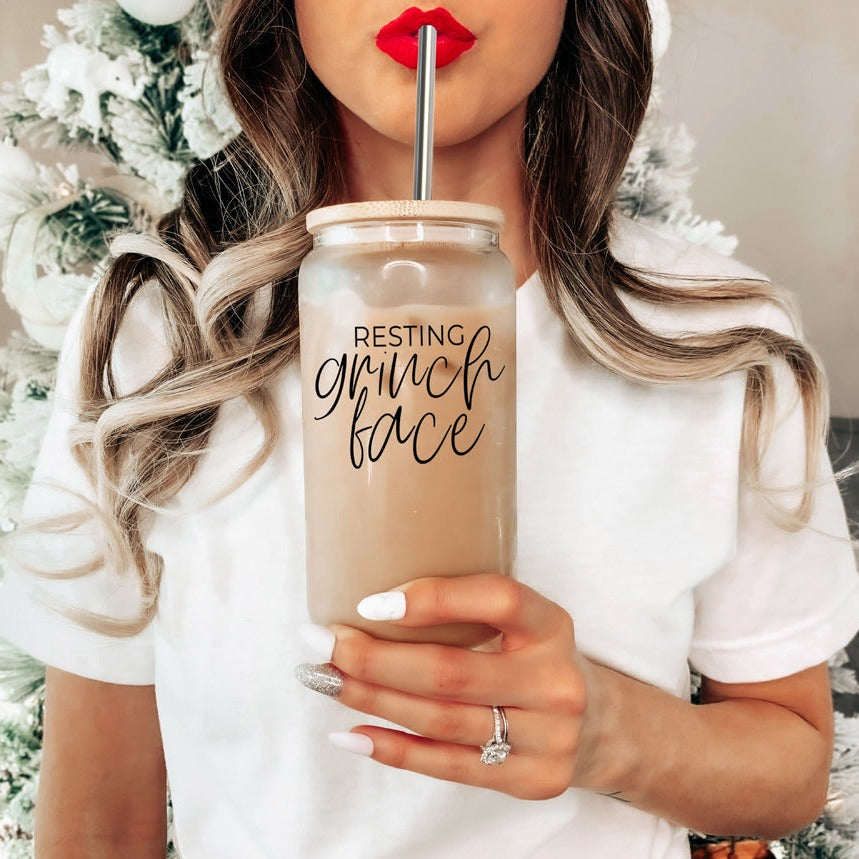 Grinch Face Set 17oz