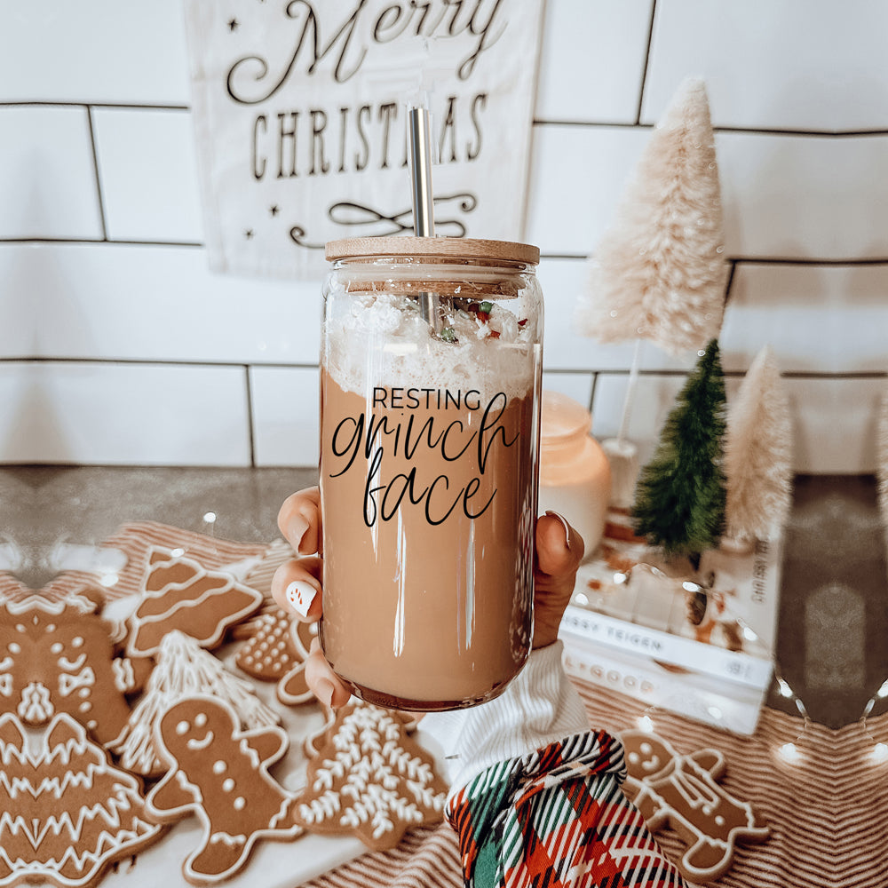 Grinch Face Set 17oz