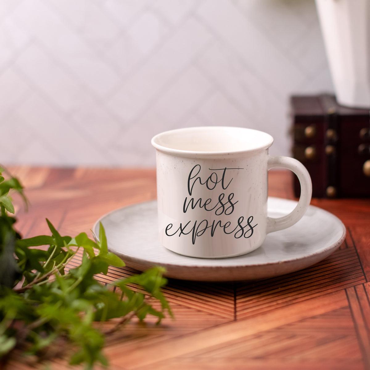 hot mess mama coffee cup
mom life ceramic gift