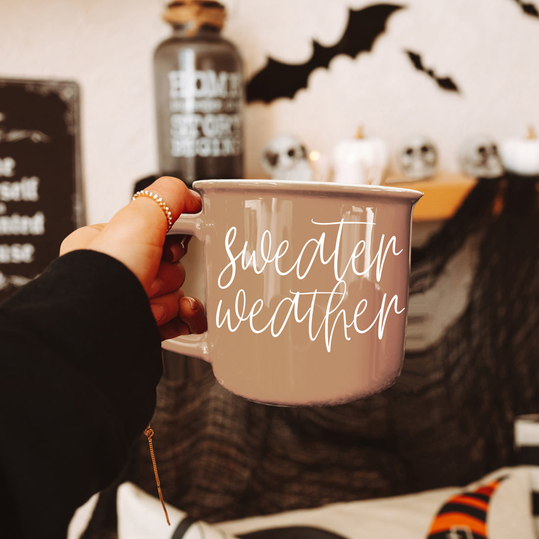 September October Birthday Gift Coffee Mug Brown
Farmhouse Fall Coffee Mug Brown Ceramic Decor