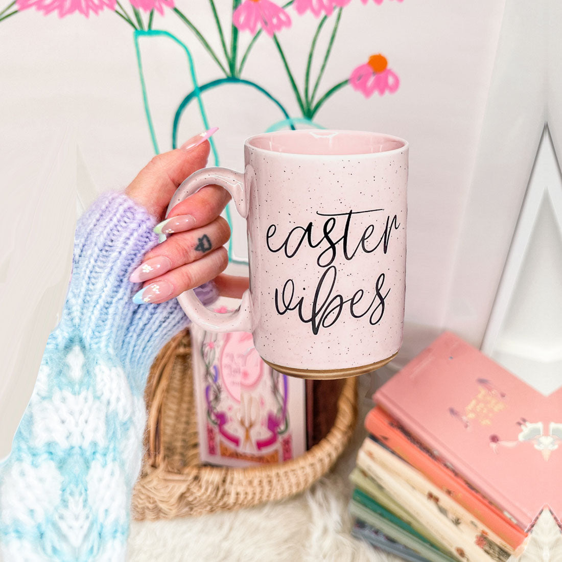 spring aesthetic mug
easter brunch vibes
spring coffee moment
easter celebration mug