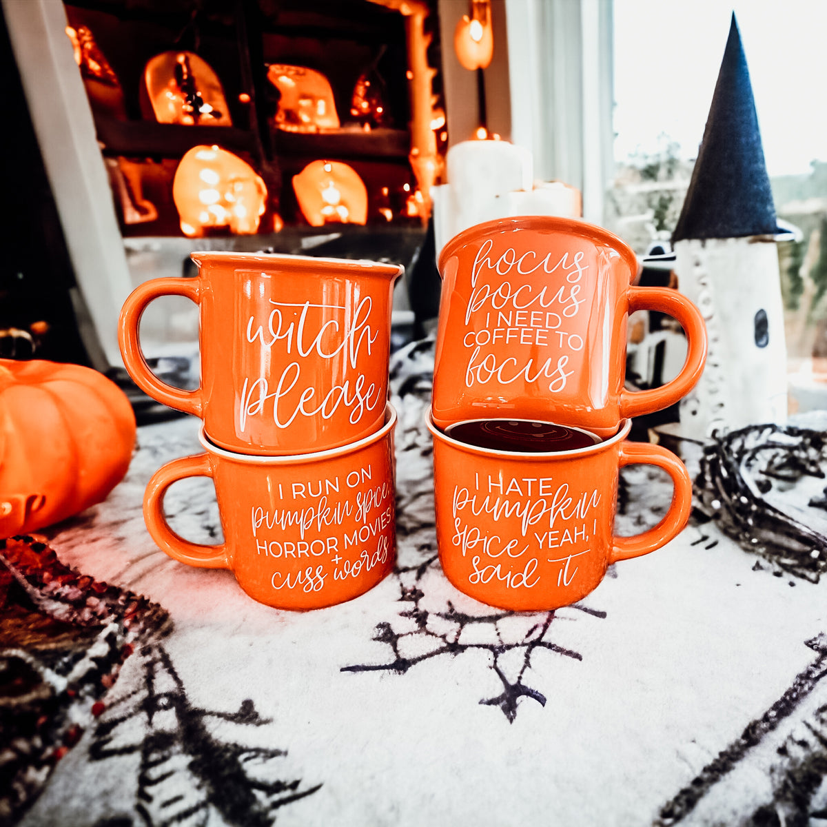 Halloween Coffee Bar Decorations for Home or Office