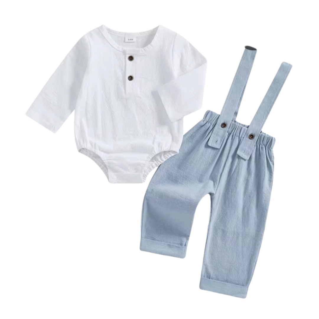 Suspender Blue Suspender Set