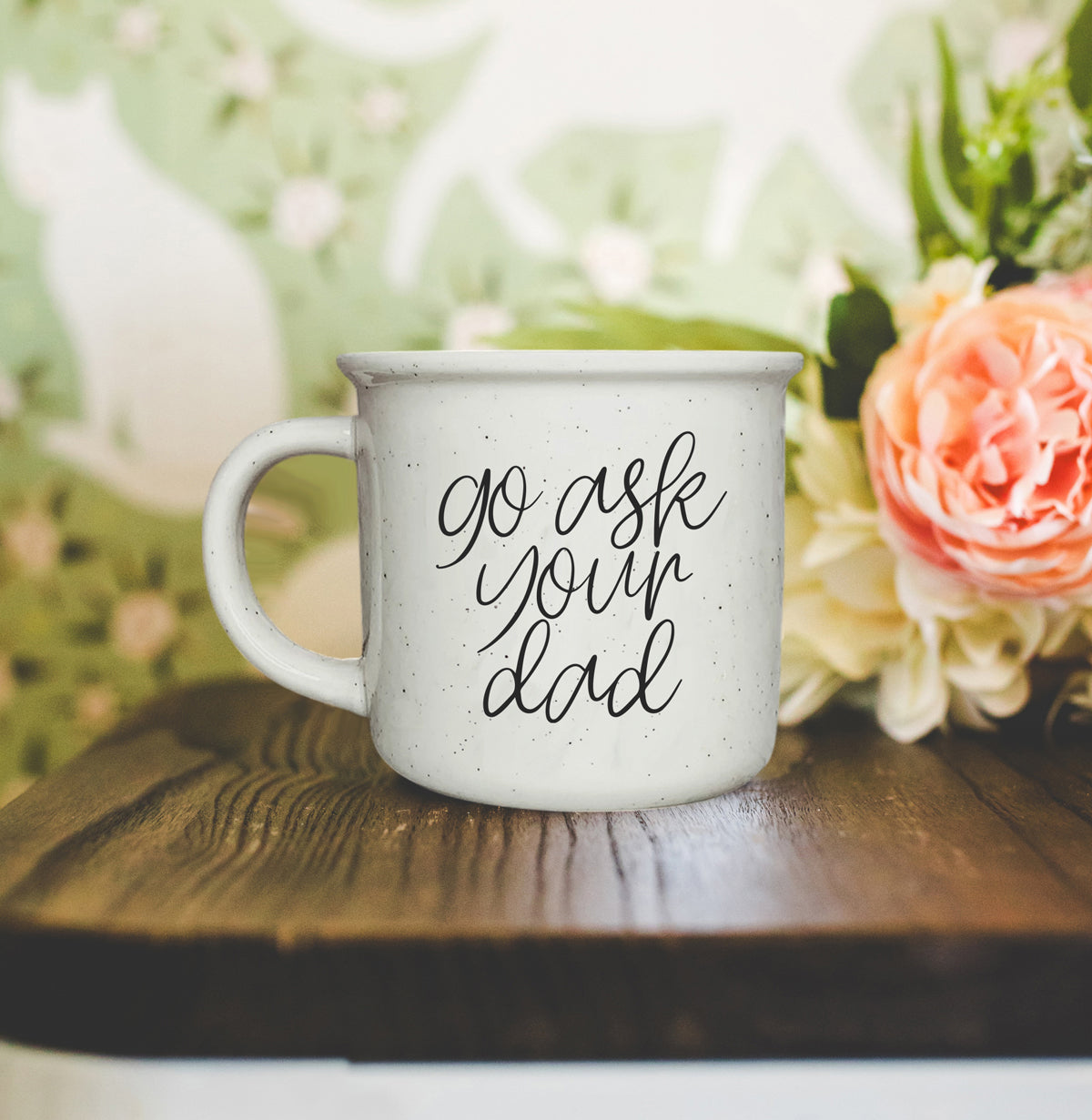Modern calligraphy mom delegation coffee mug