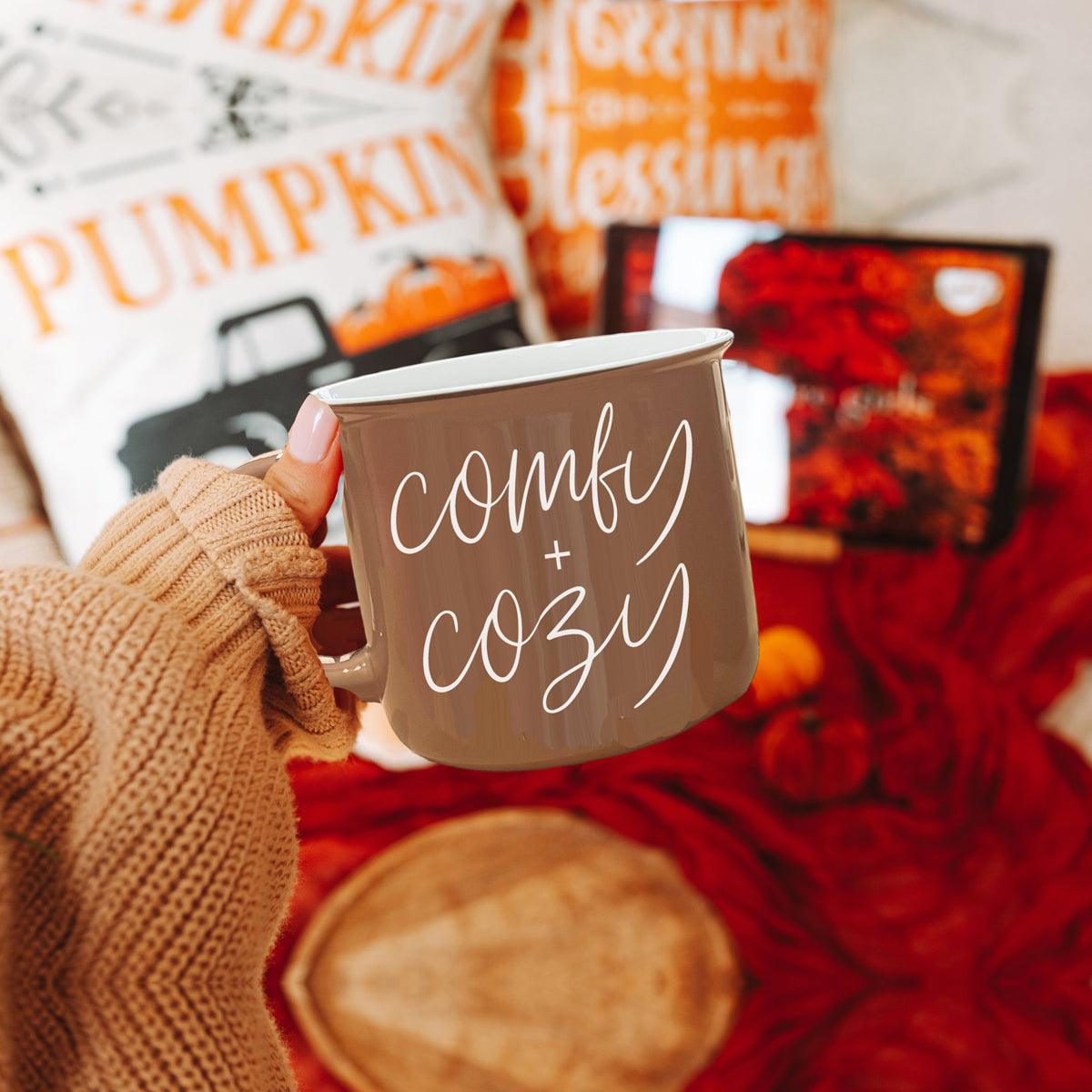 Neutral Fall Coffee Bar decorative Mugs, Fall Mug Decoration