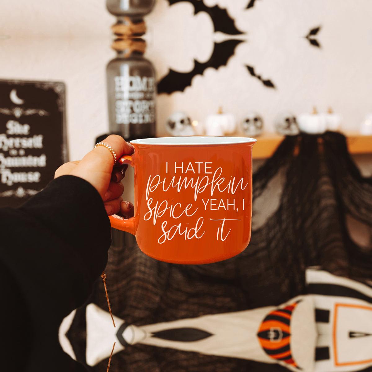 Orange coffee mugs, Pumpkin Spice Mugs for sale PSL