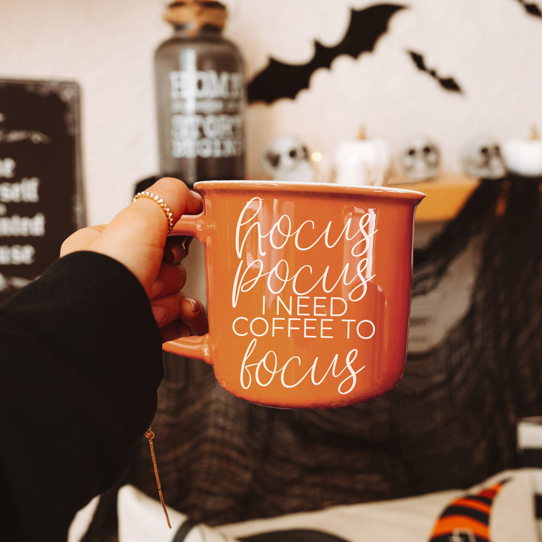 Autumn Coffee Mug Orange Halloween Design
Fall Season Witch Theme Coffee Cup Orange
Halloween Coffee Collection Orange Ceramic
Durable Halloween Theme Coffee Mug