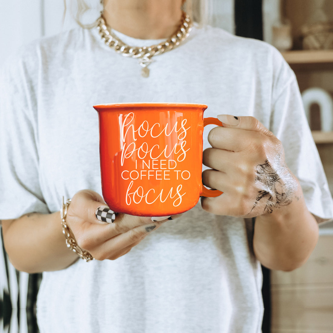 Salem Witch Coffee Mug Orange Halloween Design
Modern Farmhouse Halloween Coffee Bar Mug
Contemporary Witch Theme Coffee Cup Decor
Minimalist Halloween Coffee Cup Orange