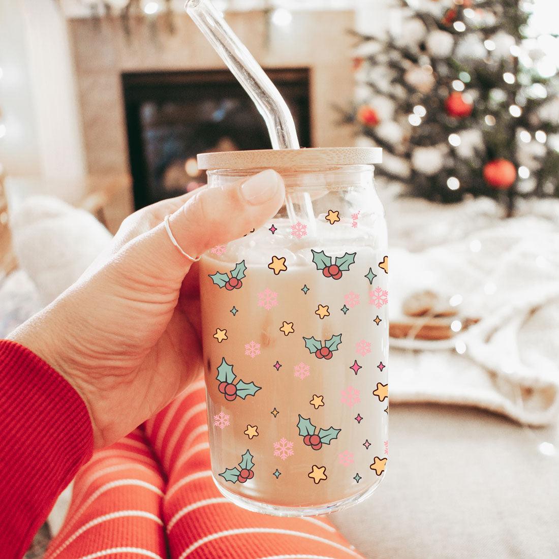 Cute mistletoe coffee mugs without handle