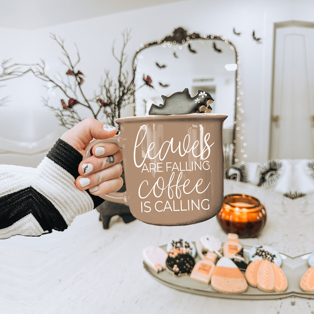Pumpkin Spice Season Coffee Mug Fall Theme Design
Cozy Fall Morning Coffee Mug Brown Ceramic
Autumn Housewarming Gift Coffee Cup Brown